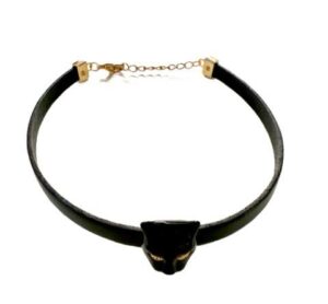 POLINA FIRENZE - COLLANA PANTERA CHOKER BLACK