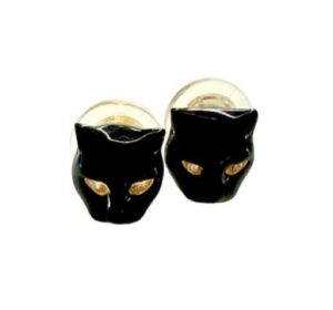 POLINA FIRENZE - ORECCHINI PANTERA BLACK