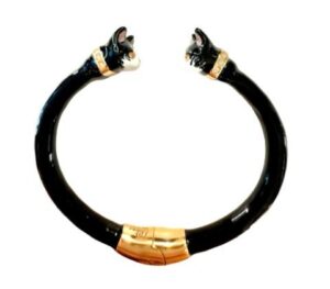 POLINA FIRENZE - BRACCIALE GATTO BLACK AND WHITE