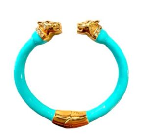 POLINA FIRENZE - BRACCIALE PANTERA LIGHT BLUE
