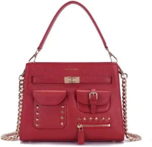 LA CARRIE - BORSA A MANO BIRKIN RED