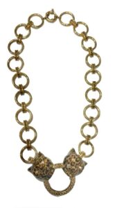 POLINA FIRENZE - COLLANA GIROCOLLO PANTERA GOLD