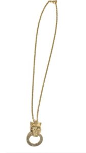 POLINA FIRENZE - COLLANA PENDENTE PANTERA GOLD ANELLO